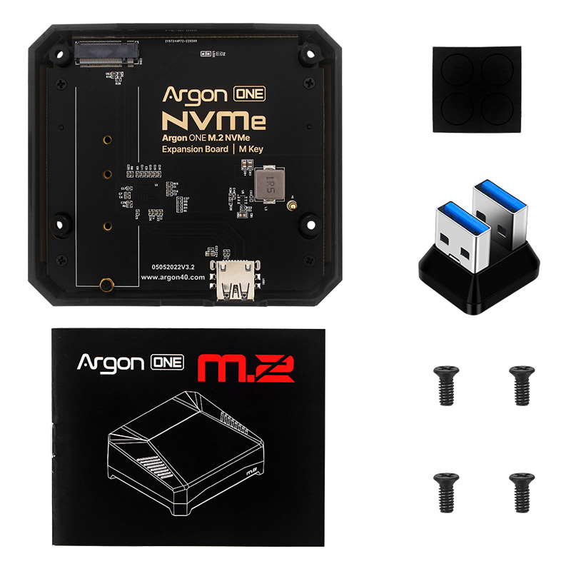 Argon One V3 M.2 Nvme Case - الأرجون واحد M.2 التوت بي 4